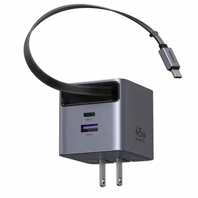 Picture of UGREEN X614 Nexode Pro 45W GaN Fast Charger with Retractable Cable