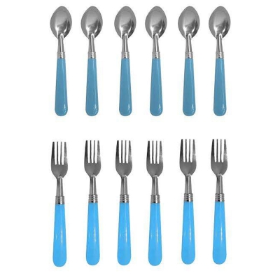 Picture of Kata Spoon Set for Dinning Table, Spoon for Eating, Spoon Set with Plastic Handle 6 pcs - Kitchen Accessories
