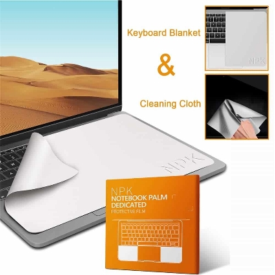 Picture of NPK MacBook Dedicated Keyboard Blanket & Cleaning Cloth for MacBook Pro 13/14/15/16 Inch