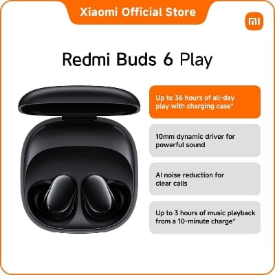 Picture of Xiaomi Redmi Buds 6 Play TWS Bluetooth Earbuds
