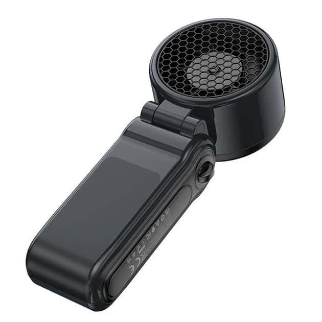 Picture of Hoco HX604 Ice-Cool & Dual Cooling Lightweight Foldable Fan – 3000mAh Battery