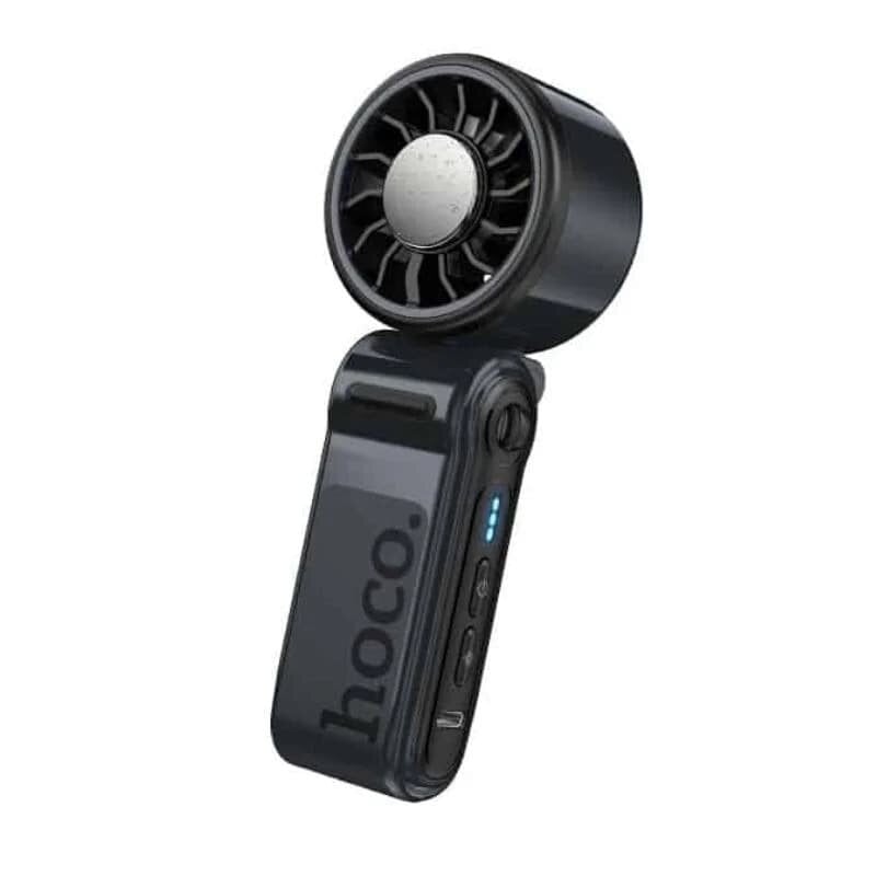Picture of Hoco HX604 Ice-Cool & Dual Cooling Lightweight Foldable Fan – 3000mAh Battery