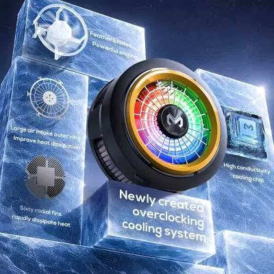 Picture of MEMO CX20 Fast Cooling Magnetic/Clip Phone Cooler Radiator