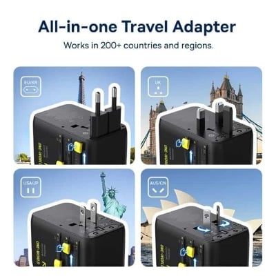 Picture of Baseus EnerCore 70W 6-in-1 Universal Travel Adapter