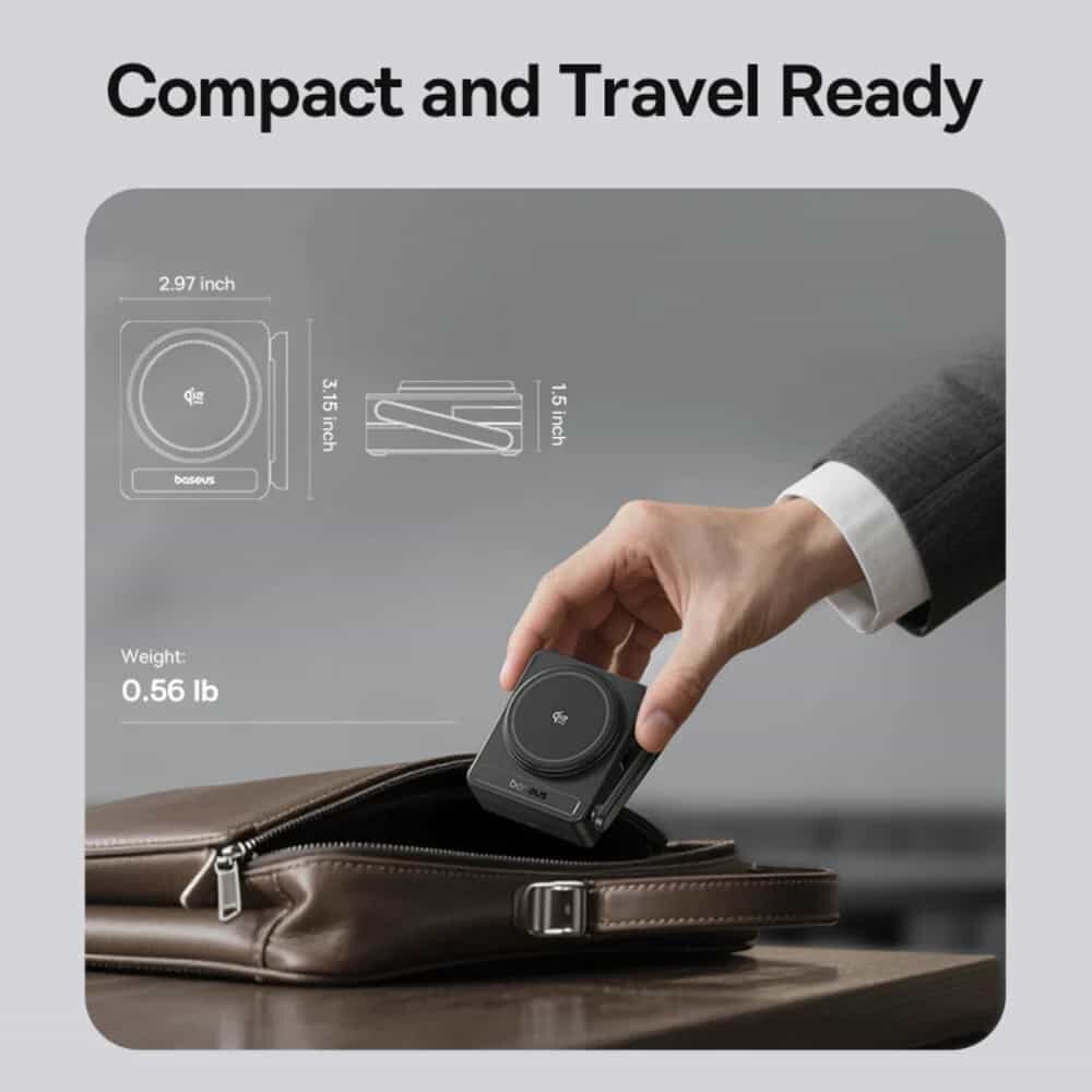 Picture of Baseus PicoGo 35W 3-in-1 Qi2.2 Wireless Charger (AF21) For Apple Charging Station