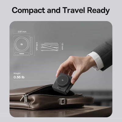 Picture of Baseus PicoGo 35W 3-in-1 Qi2.2 Wireless Charger (AF21) For Apple Charging Station