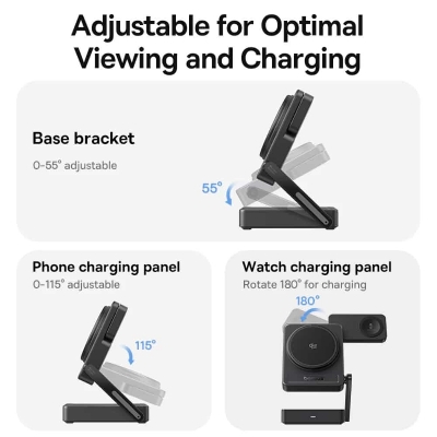 Picture of Baseus PicoGo 35W 3-in-1 Qi2.2 Wireless Charger (AF21) For Apple Charging Station