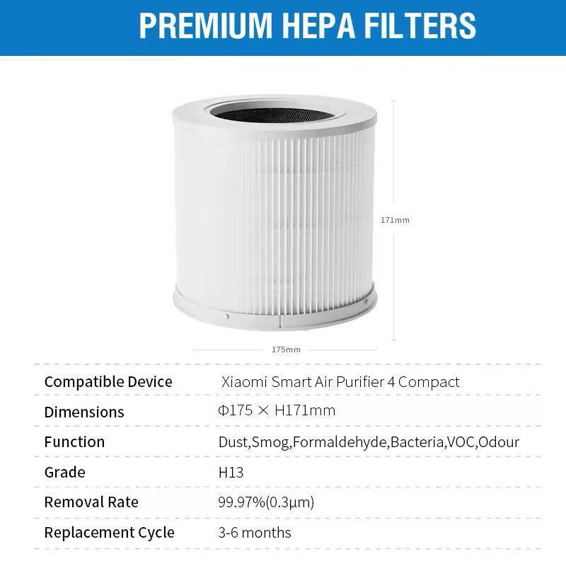 Picture of Xiaomi 4 Compact Filter Replacement Filter for Xiaomi Smart Air Purifier 4 Compact (AFEP7FN01)