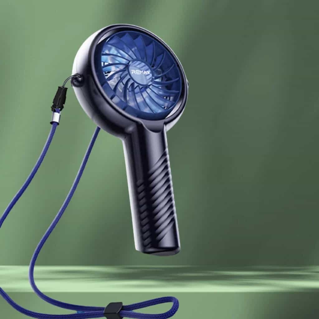 Picture of Remax SF07 Rotatable Handheld Fan 1200mAh Battery – Blue