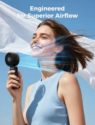 Picture of Aecooly Halo 04 (PE02) Portable Handheld Fan 3600mAh Battery