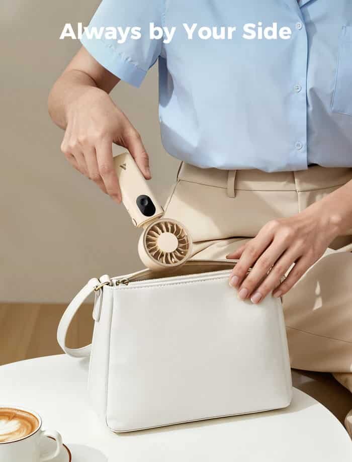 Picture of Aecooly Halo 04 (PE02) Portable Handheld Fan 3600mAh Battery