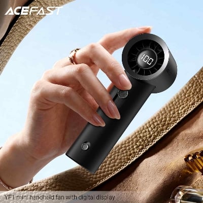 Picture of ACEFAST YF1 Handheld Fan Up to 5 hours of use – 1800mAh Battery