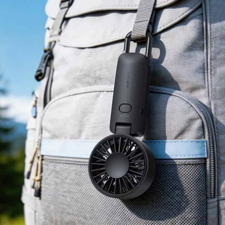Picture of Acefast YF2 Folding Handheld Fan Up to 7 hours of use – 1800mAh Battery