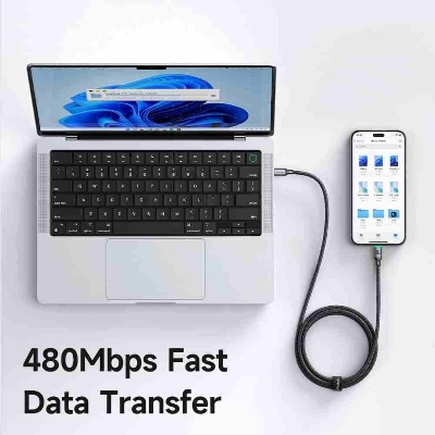 Picture of Mcdodo CA-687 Charger Cable 1M/2M/3M 60W Type C to Type C PD Fast Charging For Macbook, 17 Pro Max 16 15 All Type C Phone