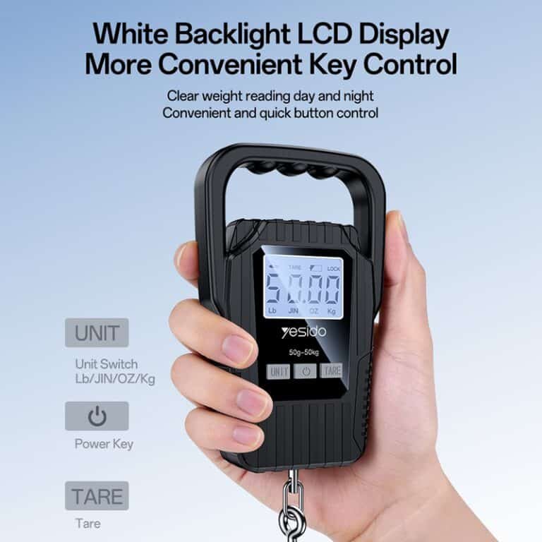Picture of Yesido MG44 High Precision Multi-Unit Digital Luggage Scale – 50KG With LED Display