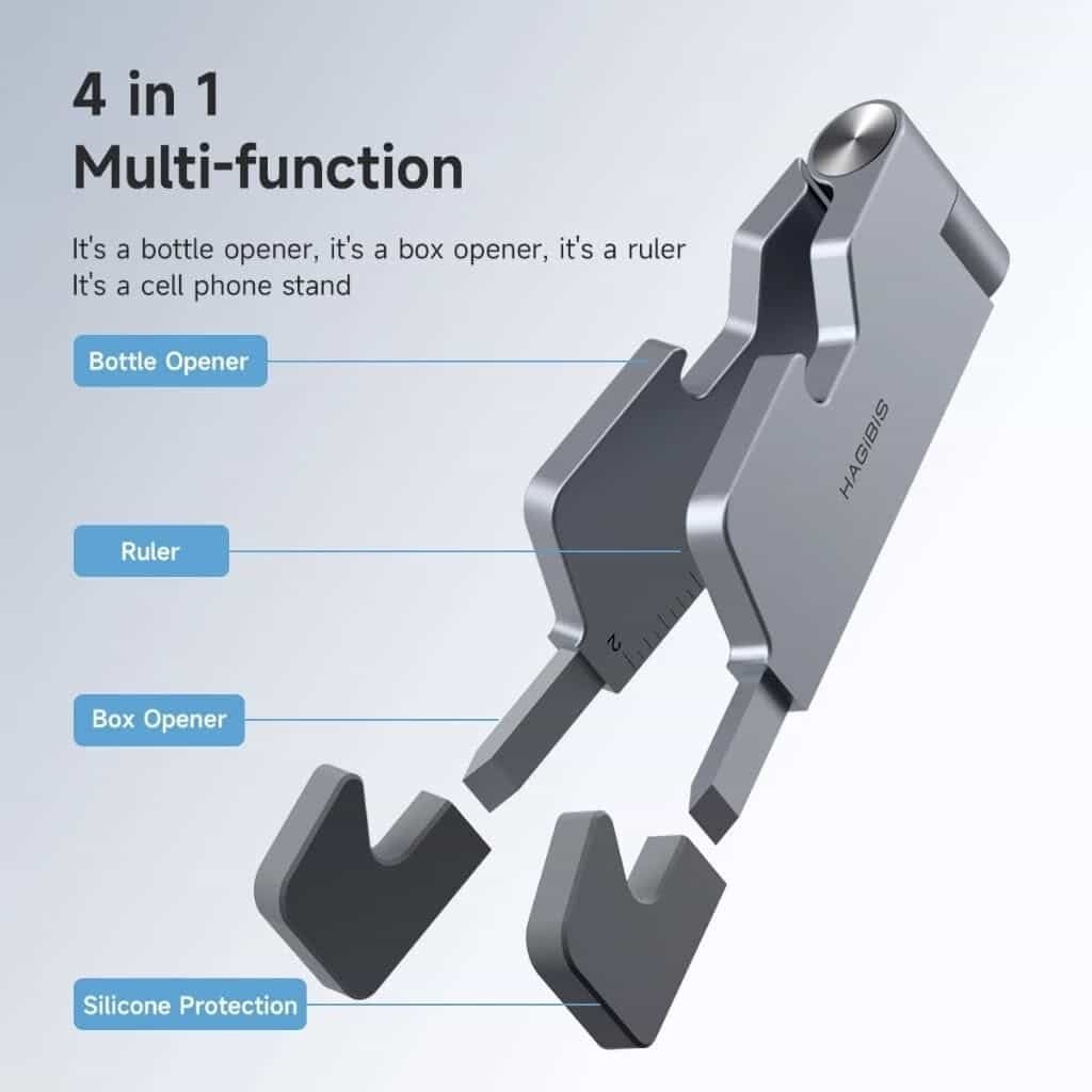 Picture of Hagibis ZZ5 4-in-1 Multifunction Phone Stand With Bottle Opener