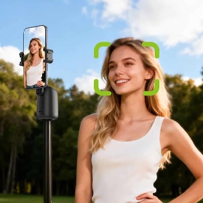 Picture of Acefast Deskpro E44 Smart AI Phone Holder Face Tracking & 360° Rotation Mode