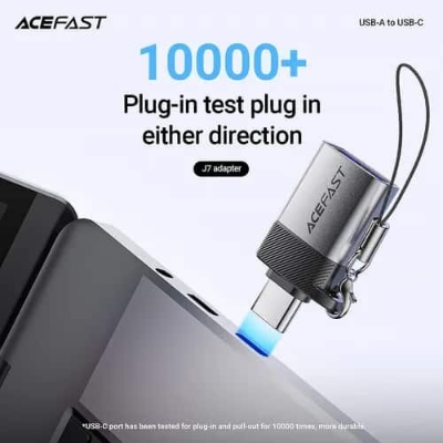 Picture of Acefast J7  USB-A to USB-C OTG Adapter USB3.0 Supports 10Gbps