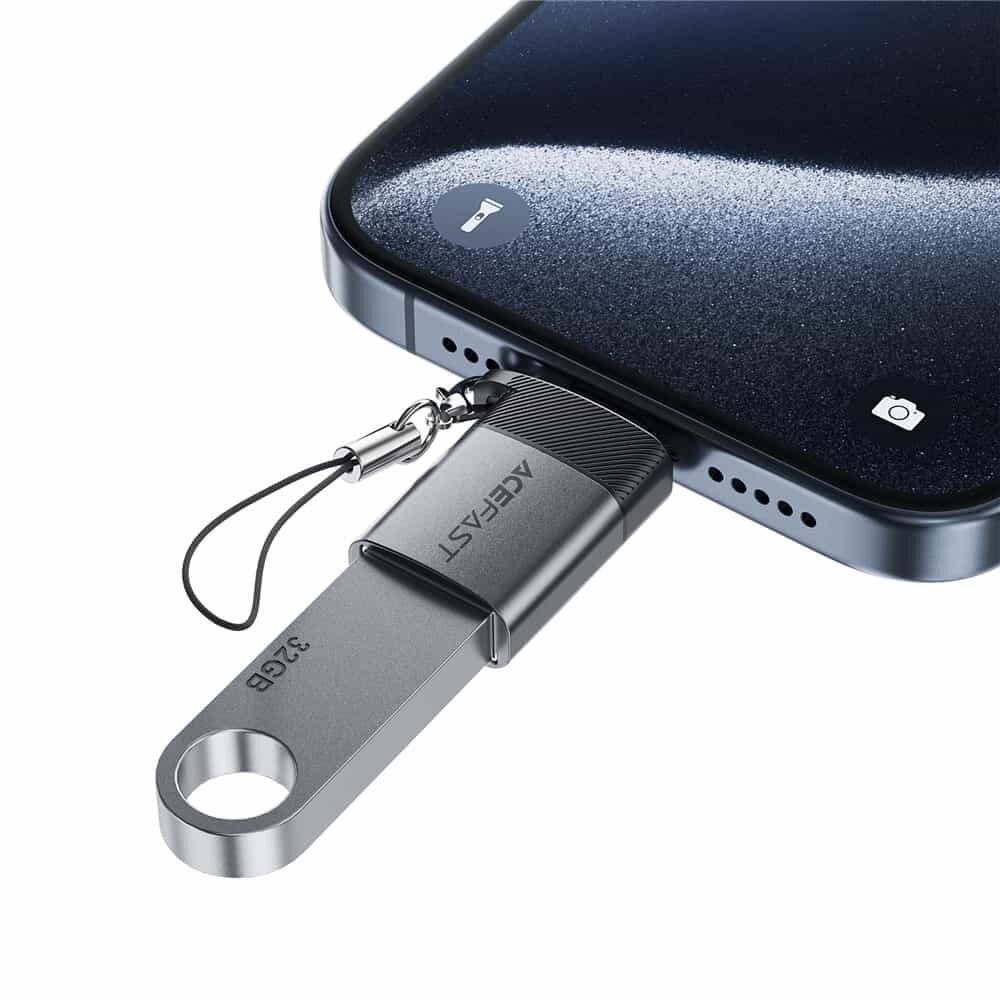 Picture of Acefast J7  USB-A to USB-C OTG Adapter USB3.0 Supports 10Gbps