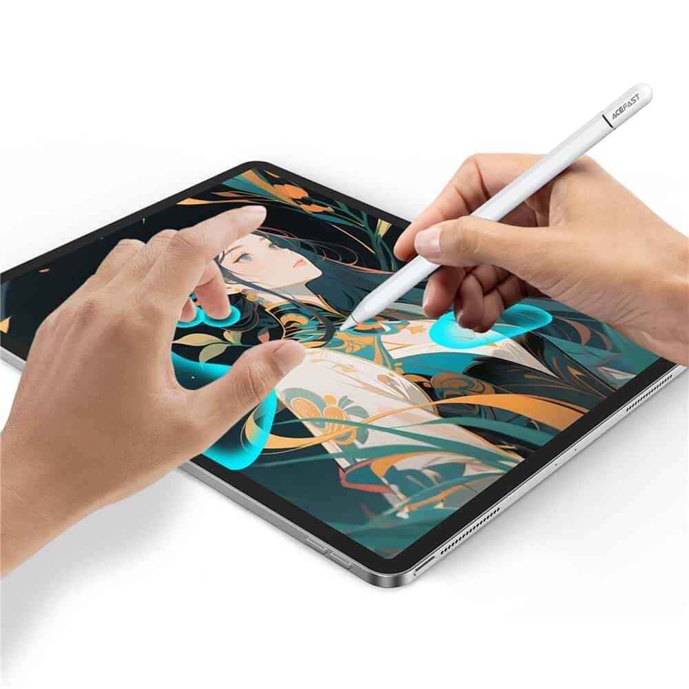 Picture of Acefast V3 Capacitive Stylus Pen For IP Tablet Magnetic Wireless Charging Tilt Sensitivity Anti-Mistouch Dual Charging Mode