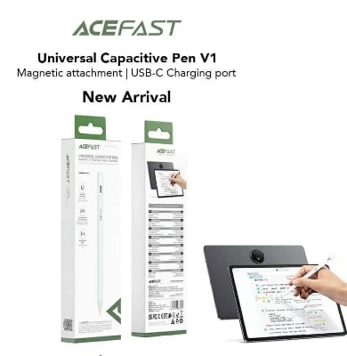 Picture of Acefast V1 Universal Capacitive Stylus Pen Magnetic Attraction LED Indicator USB-C Charging
