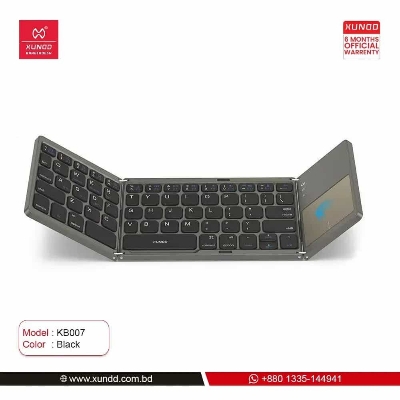 Picture of XUNDD KB007 Folding Wireless Keyboard Tri-fold design With Built-in Touchpad