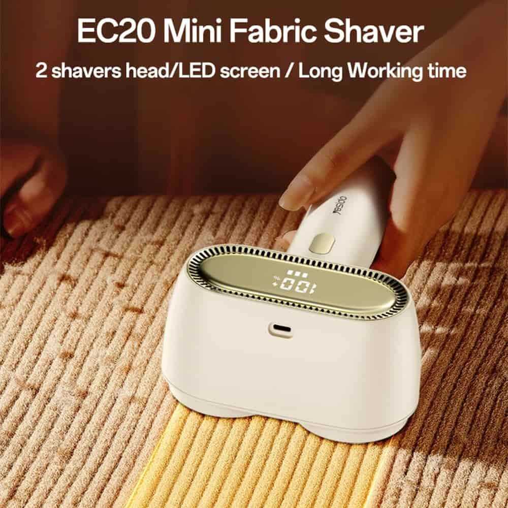 Picture of YESIDO EC20 Dual Head Fabric Shaver with LED Display 12 Blades Lint Remover