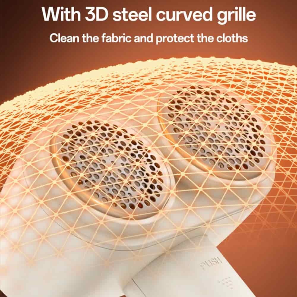 Picture of YESIDO EC20 Dual Head Fabric Shaver with LED Display 12 Blades Lint Remover