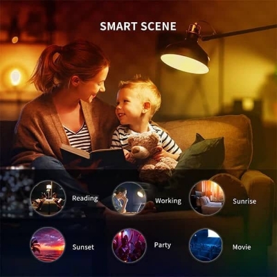 Picture of Xiaomi Yeelight E26 Smart LED Bulb W3 Works with Google Assistant and Amazon Alexa (2Pack)