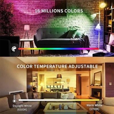 Picture of Xiaomi Yeelight E26 Smart LED Bulb W3 Works with Google Assistant and Amazon Alexa (2Pack)