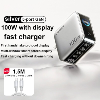 Picture of UGREEN X773 Nexode Pro 100W 5-Port Smart Display GaN Charger