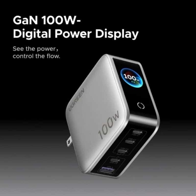 Picture of UGREEN X773 Nexode Pro 100W 5-Port Smart Display GaN Charger