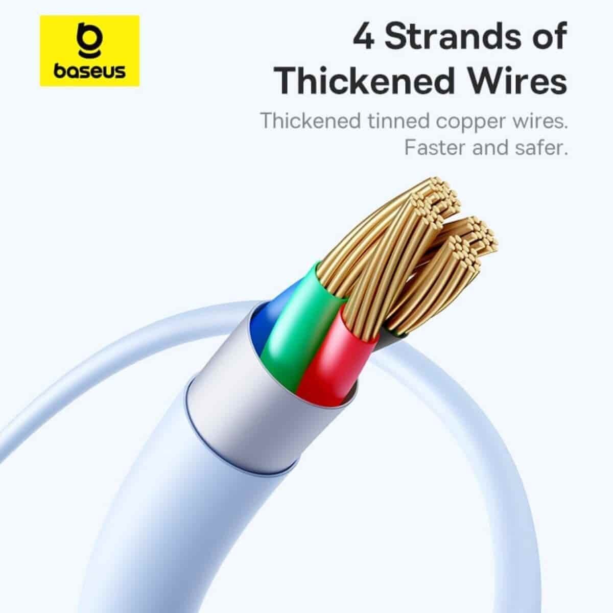 Picture of Baseus Silky 20W Soft and Flexible With Ultra Fast Charging USB-C to iPhone