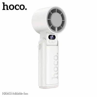 Picture of Hoco HX603 Ice Cool Dual Cooling Foldable Fan – 3600mAh Battery