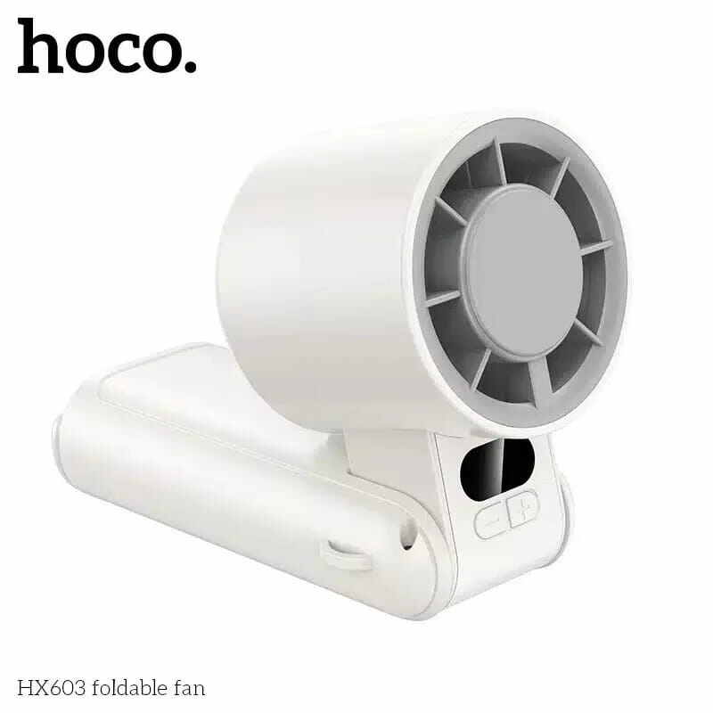 Picture of Hoco HX603 Ice Cool Dual Cooling Foldable Fan – 3600mAh Battery