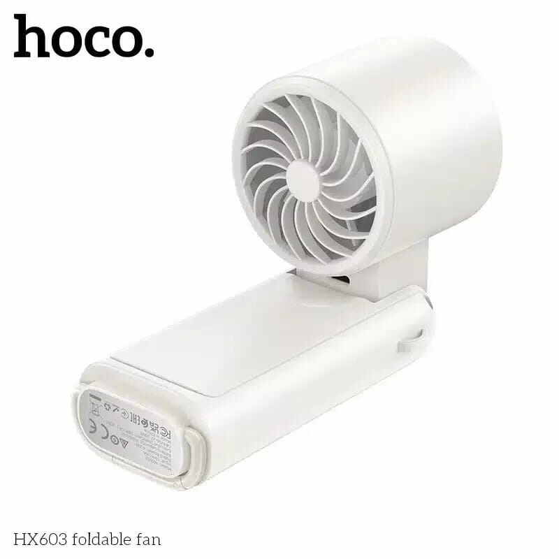 Picture of Hoco HX603 Ice Cool Dual Cooling Foldable Fan – 3600mAh Battery