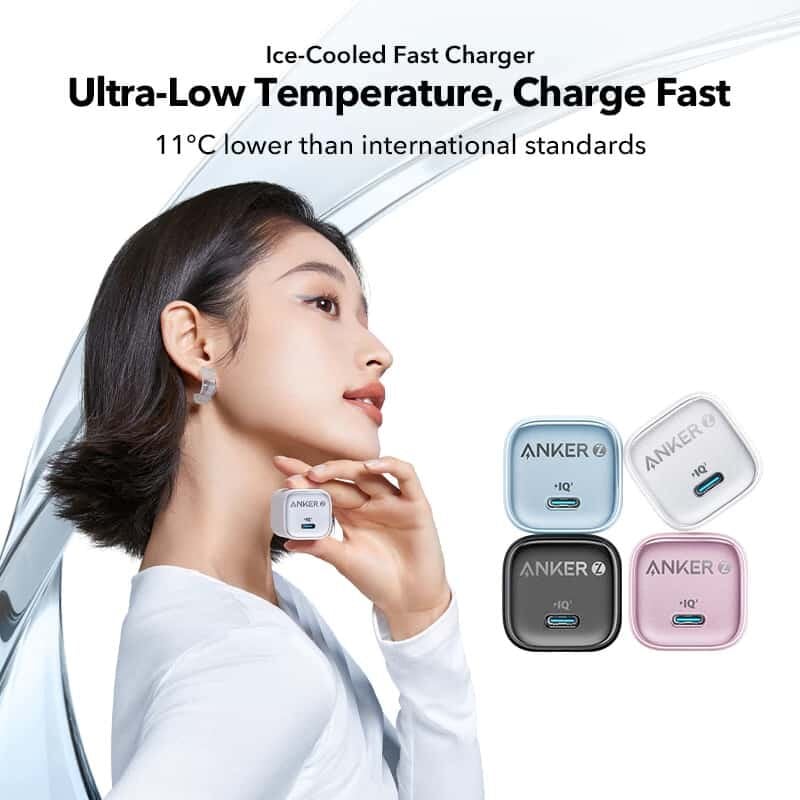 Picture of Anker Zolo PD 30W Charger Ice-Cooled Fast Charging Slim Compact Wall Charger (A2698)