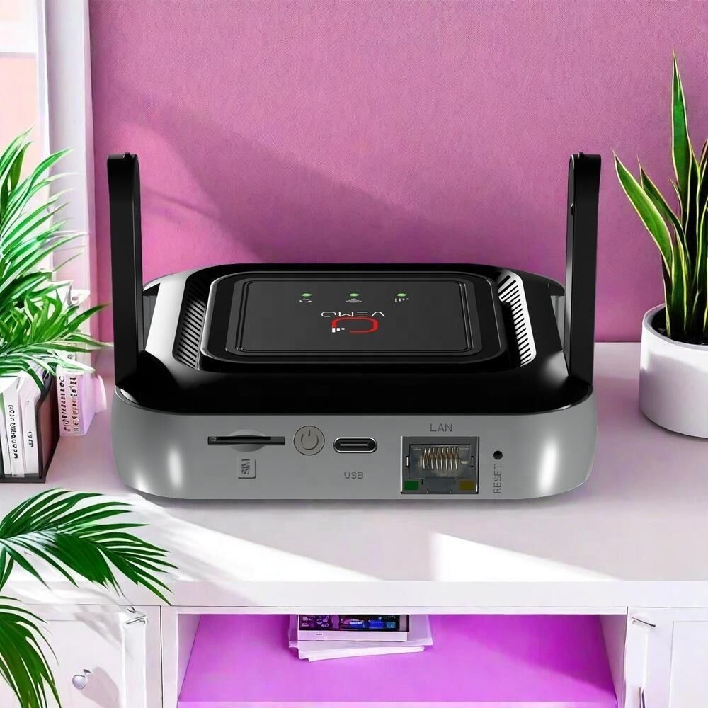 Picture of VEMO M6 Pro 300Mbps 4G LTE WiFi Router (5000mAh Battery)