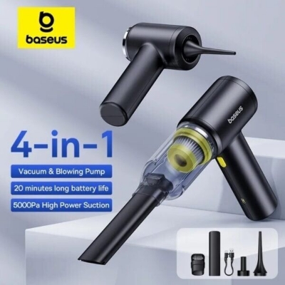 Picture of BASEUS AT 4-in-1 Multi-Function 5000Pa Powerful Suction Cordless Car Vacuum Cleaner