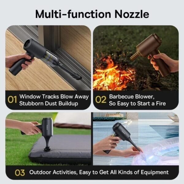 Picture of BASEUS AT 4-in-1 Multi-Function 5000Pa Powerful Suction Cordless Car Vacuum Cleaner