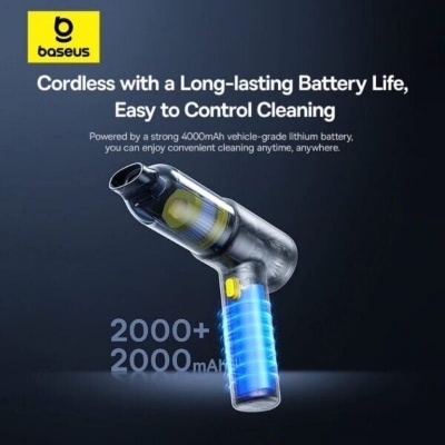 Picture of BASEUS AT 4-in-1 Multi-Function 5000Pa Powerful Suction Cordless Car Vacuum Cleaner