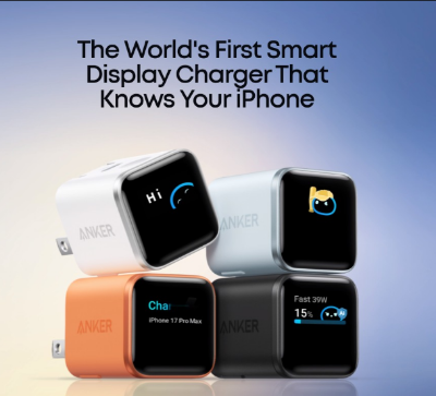 Picture of Anker Nano 45W GaN Charger with Smart Display (A121D)