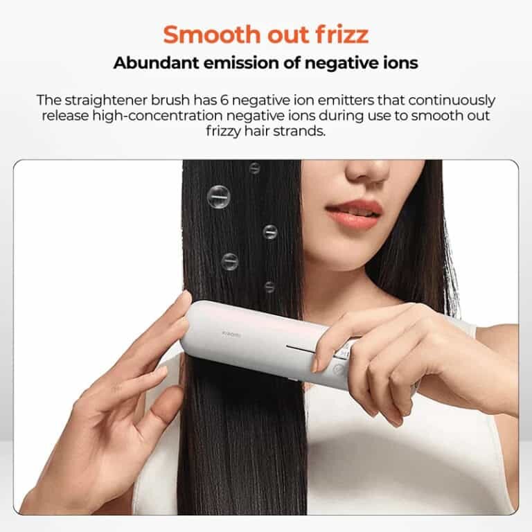 Picture of Xiaomi Cordless Hair Straightener Brush, Portable Cordless Design, Negative Ions, 3 Temperature Settings
