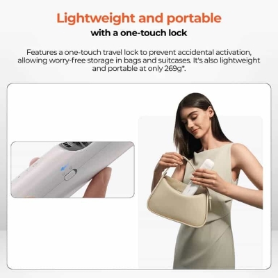 Picture of Xiaomi Cordless Hair Straightener Brush, Portable Cordless Design, Negative Ions, 3 Temperature Settings