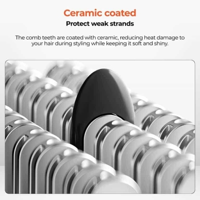 Picture of Xiaomi Cordless Hair Straightener Brush, Portable Cordless Design, Negative Ions, 3 Temperature Settings