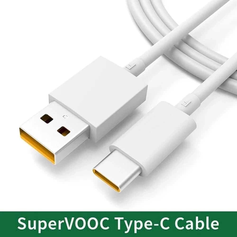 Picture of Oppo 65w Super Vooc USB Cable  For Oppo A54, A73, Find X2 Neo,  X2 Pro, OPPO Find X3 Neo, X3 Pro, Oppo Reno 5G, R17 Pro