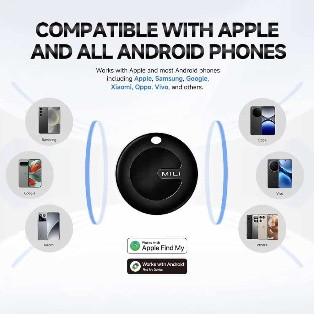 Picture of MiLi MiTag Duo Item Finder Anti Lost Tracker for iOS or Android Smart Locator Tag
