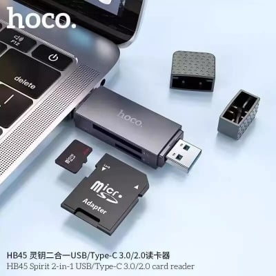 Picture of Hoco HB45 2 in 1 High Speed USB3.0 Card Reader
