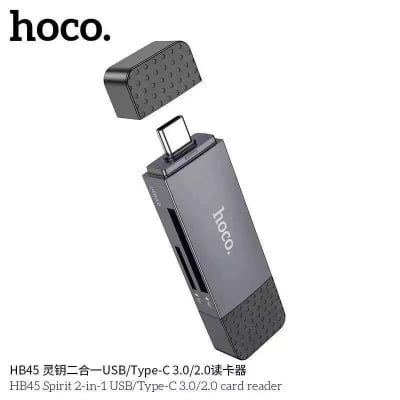 Picture of Hoco HB45 2 in 1 High Speed USB3.0 Card Reader