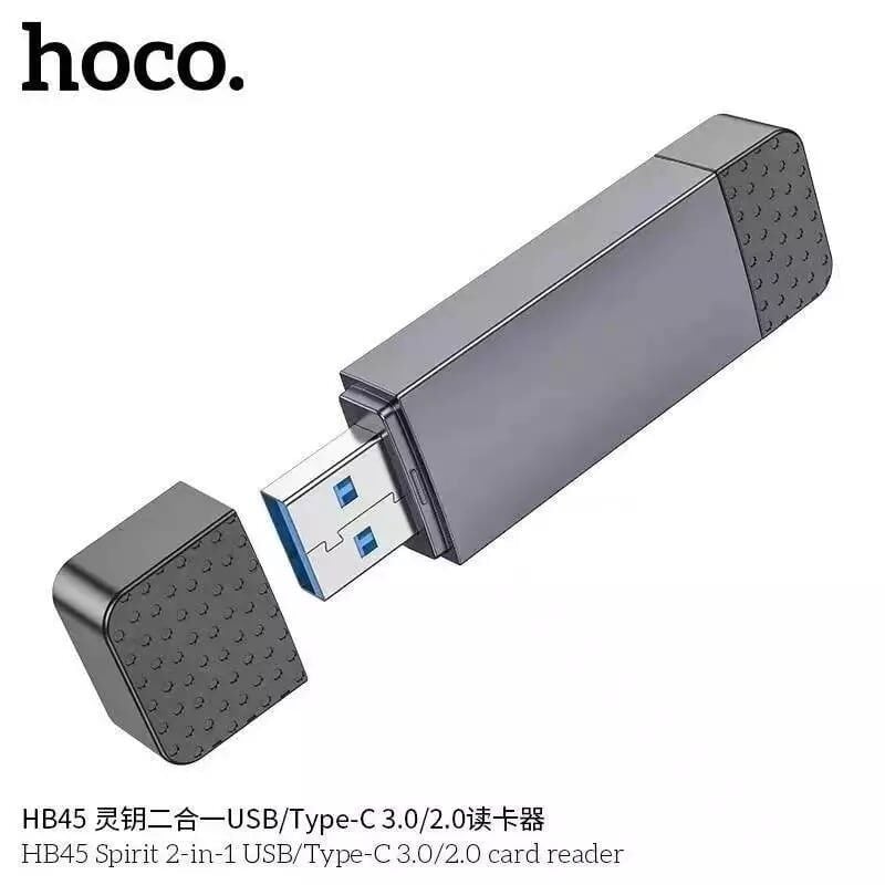 Picture of Hoco HB45 2 in 1 High Speed USB3.0 Card Reader